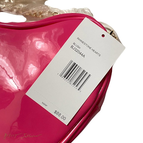 Betsey Johnson Sparkling Hearts Crossbody - Picture 6 of 6